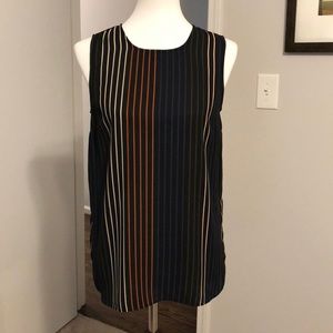 Who What Wear S Black sleeveless blouse